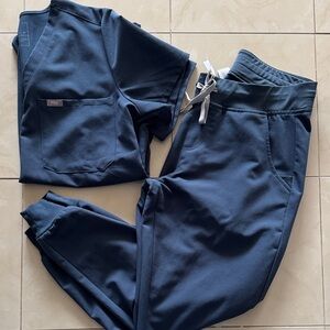 Figs Dark Harbor colored Scrub Set